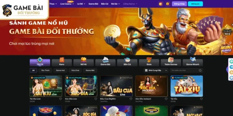 Game bài đổi thưởng - Chuyên mục thưởng cao, hấp dẫn